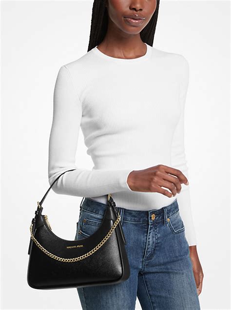 michael michael kors wilma medium leather shoulder bag|Michael Kors wilma.